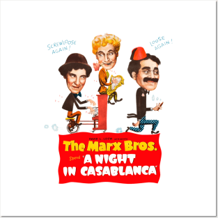 Marx Brothers Bros A Night In Casablanca Posters and Art